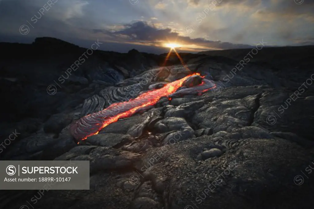 Volcanic flow
