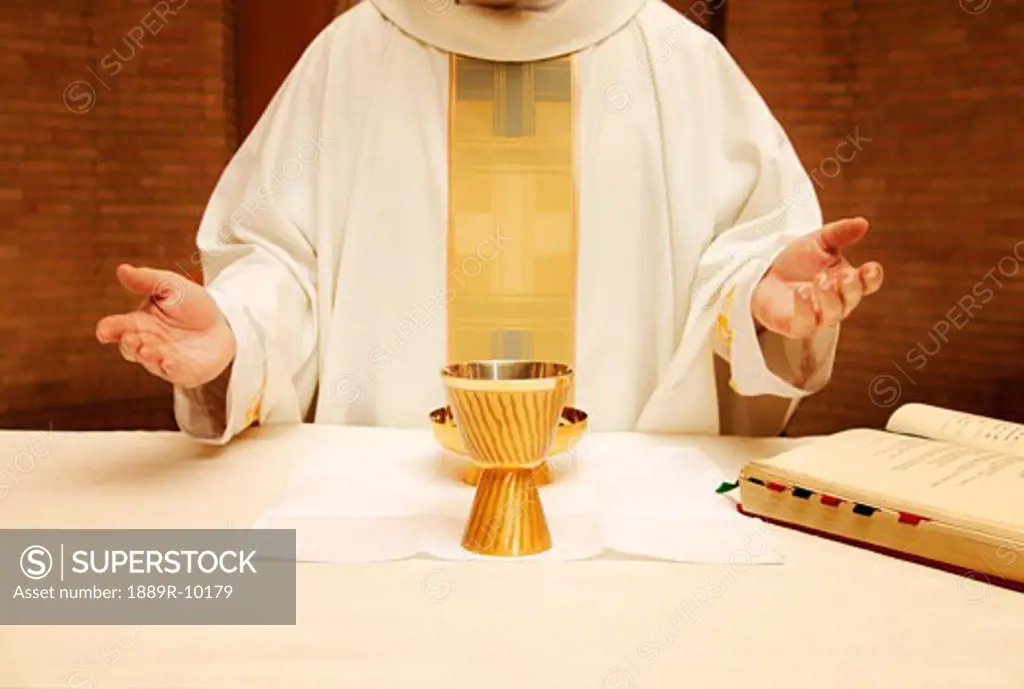 Priest and communion