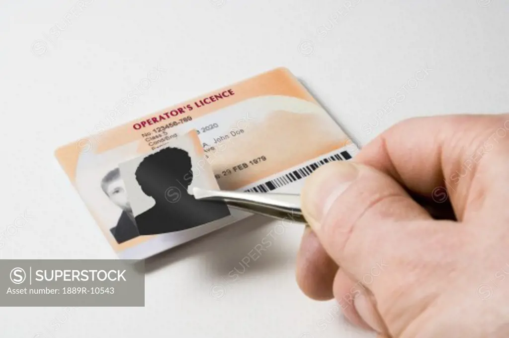 Making a false ID Card