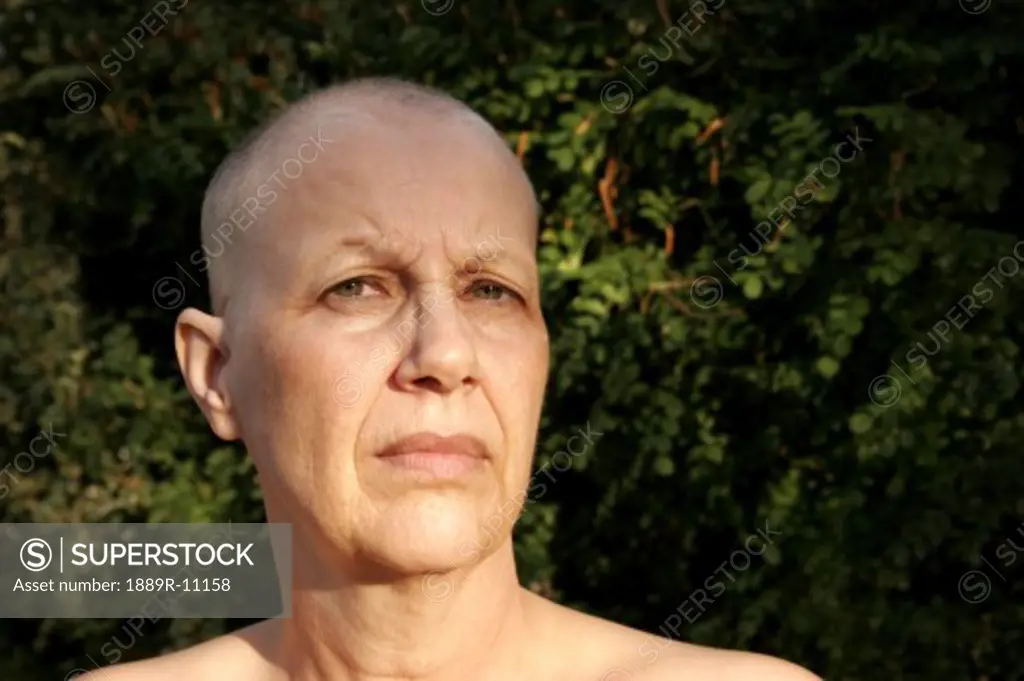 Portrait of a breast cancer survivor  