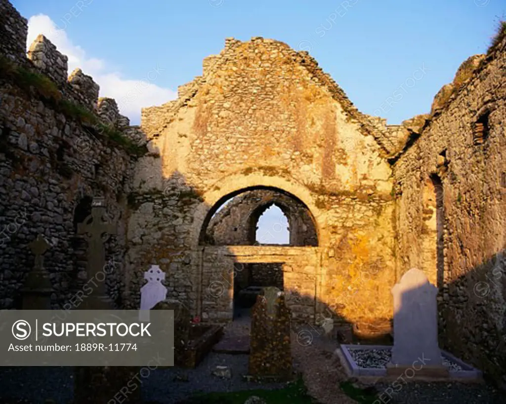 Abbeys, 13th Century, St. Mary's Church, Bannow, Co Wexford, Ireland