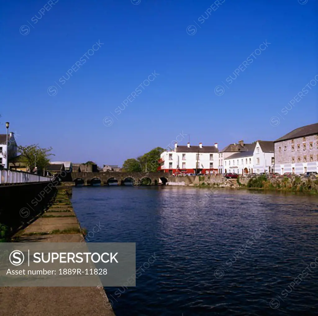 Sligo City, old bridge on the River Garavogue, Ireland