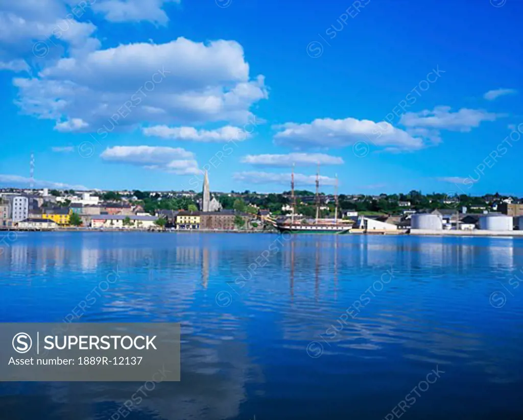 The Dunbrody Famine Ship & waterfront, New Ross, Co Wexford, Ireland