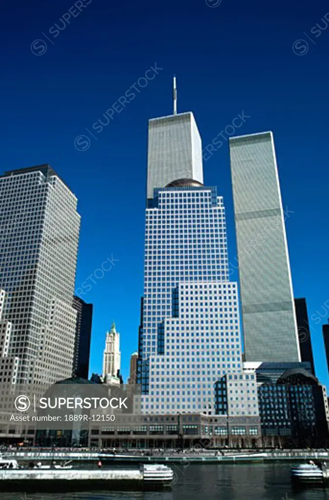 New York City's Financial District and the World Trade Center, USA