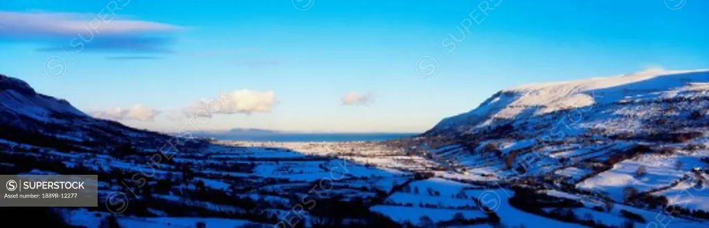 Winter scene, Glengariff, Co Antrim, Ireland