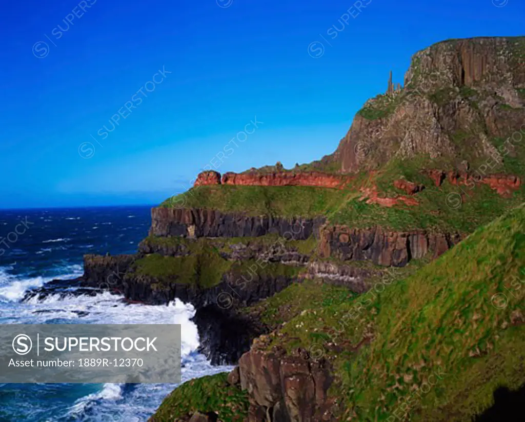 Rock formation, The Giant's Causeway, Co Antrim, Ireland