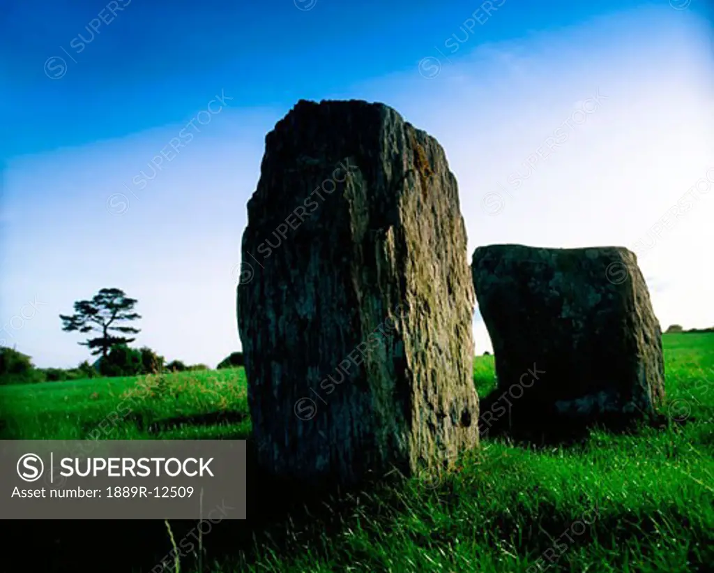 Drombeg stone circle near Glandore, Co Cork, Ireland