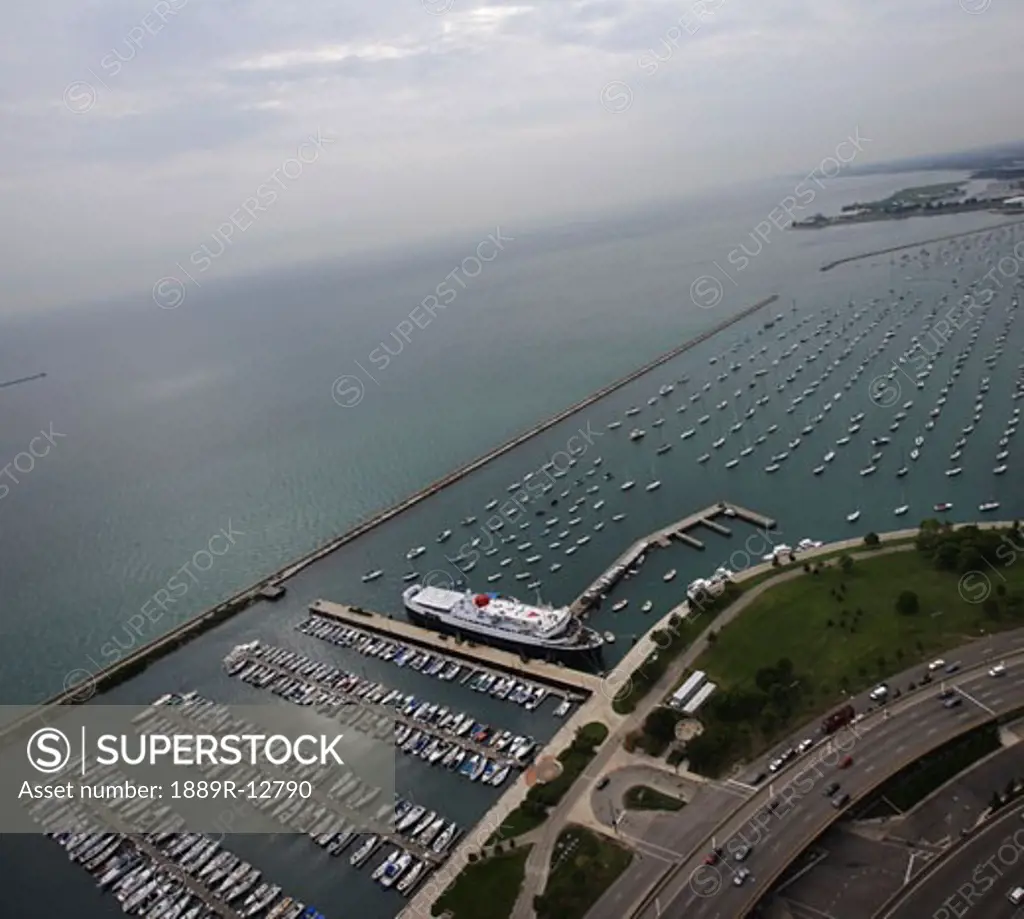 A harbor in Chicago, Illinois