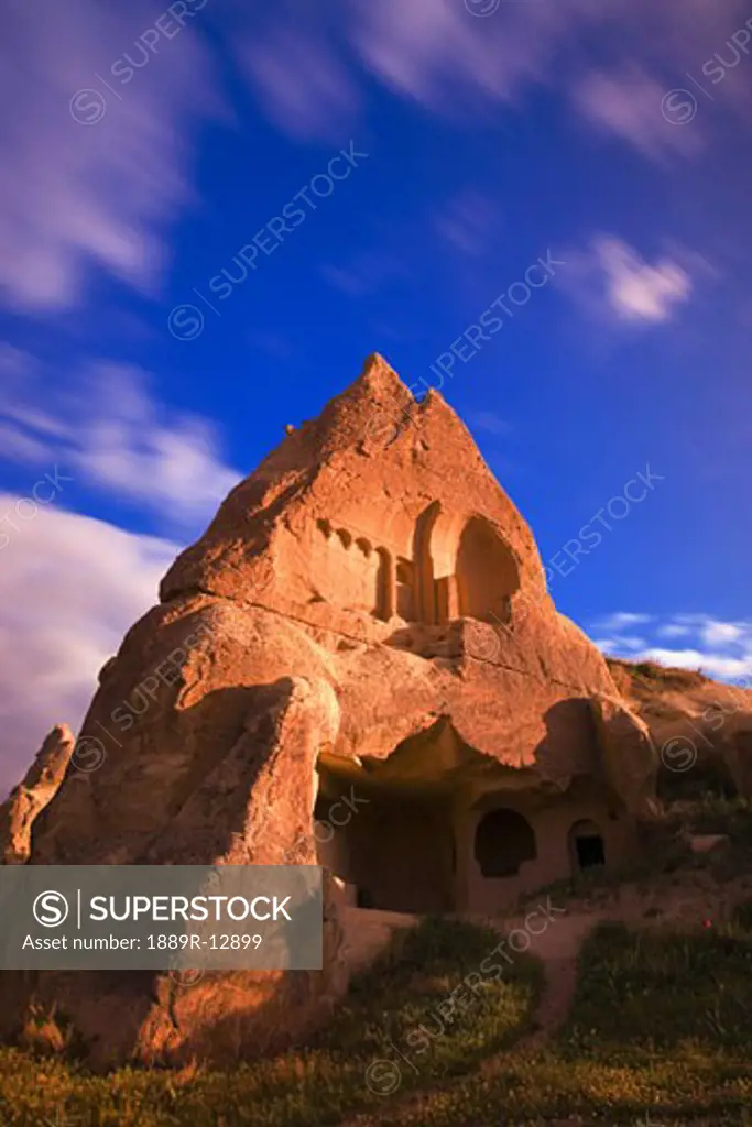 Cave Dwelling, Goreme valley, Cappadocia, Anatolia, Turkey  