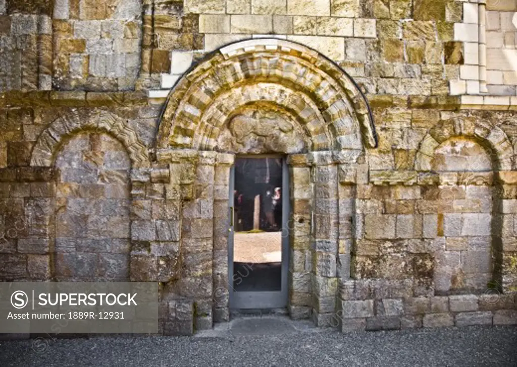 Romanesque doorway, Cormac's Chapel, Rock of Cashel, County Tipperary, Ireland