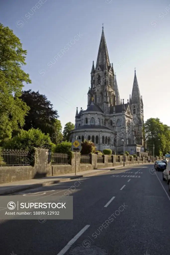 Saint Finbarre's Cathedral, Cork City, County Cork, Ireland; Cathedral near roadside  