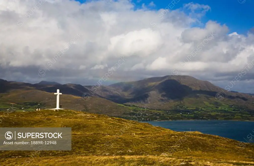 Cross on Coomastoora Mountain, Co Cork, Ireland