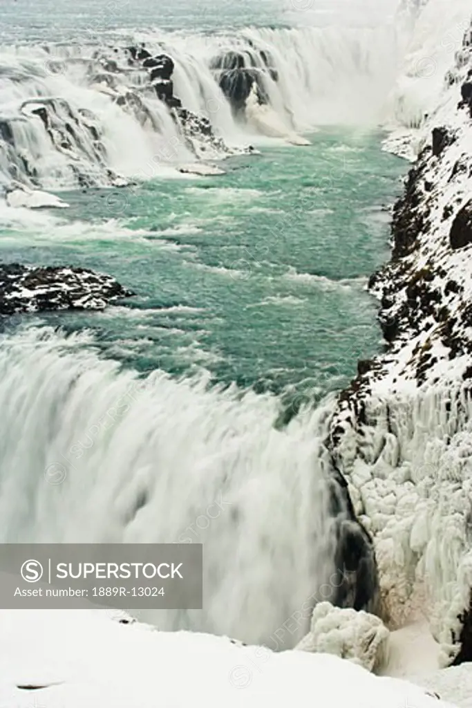 Gullfoss waterfall, Pingvellir National Park, Iceland  