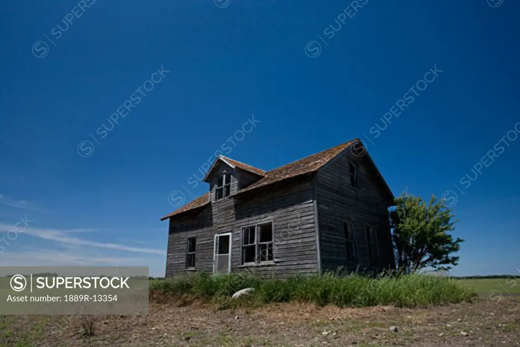 An abandoned old house