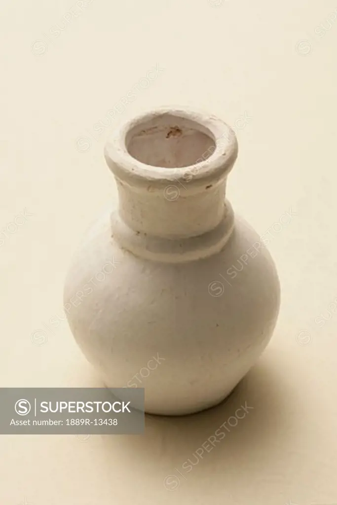 A wooden vase
