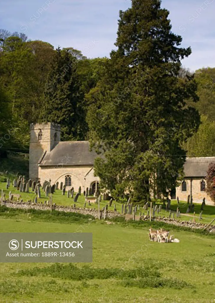 Church and cemetery, North Yorkshire, England