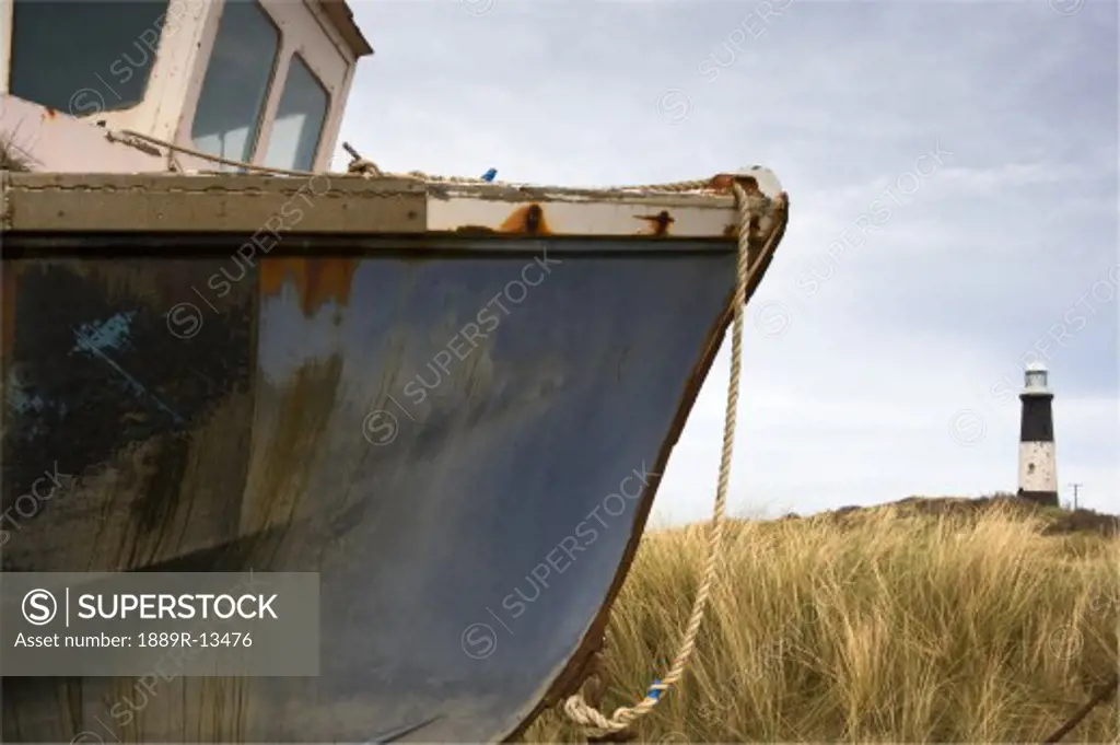 Abandoned boat, Humberside, England