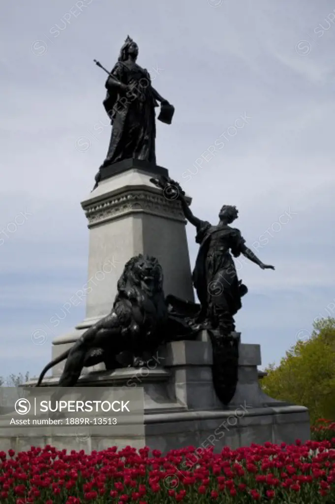 Statue of Queen Victoria, Parliament grounds, Ottawa, Ontario, Canada  