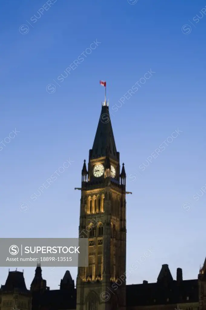 Peace tower, Parliament buildings, Ottawa, Ontario, Canada