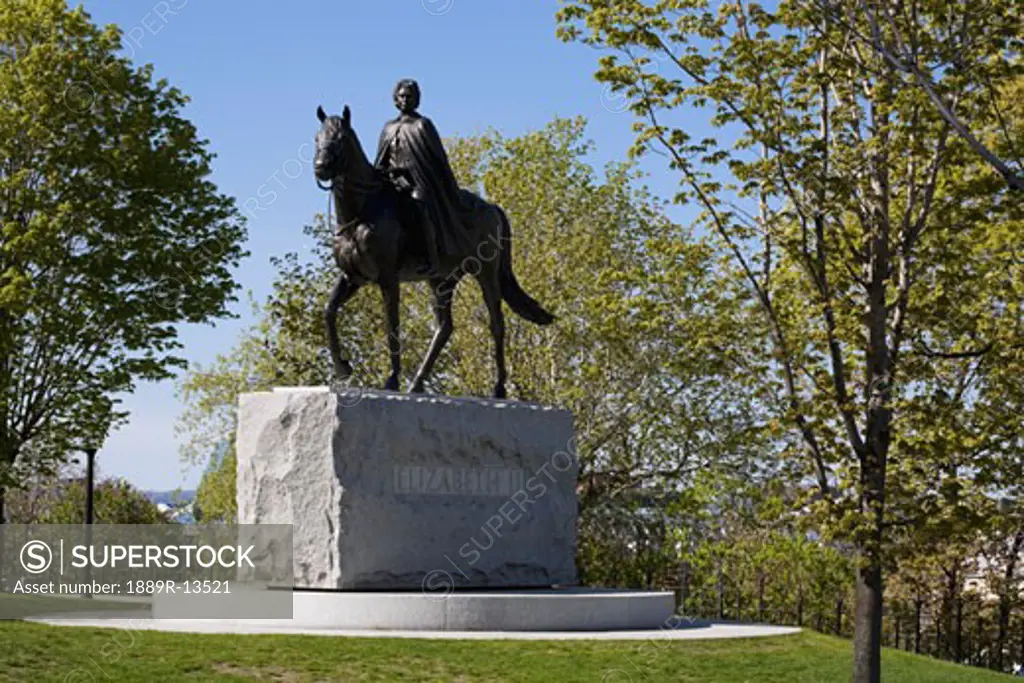 Queen Elizabeth II Statue, Parliament grounds, Ottawa, Ontario