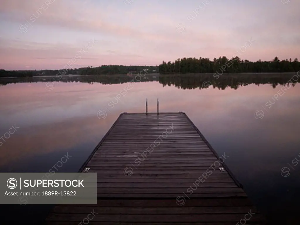 Pier, Lake of the Woods, Ontario, Canada