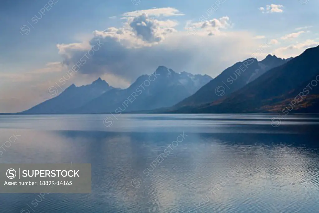 Jackson Lake, Teton Range, Grand Teton National Park, Wyoming, USA  