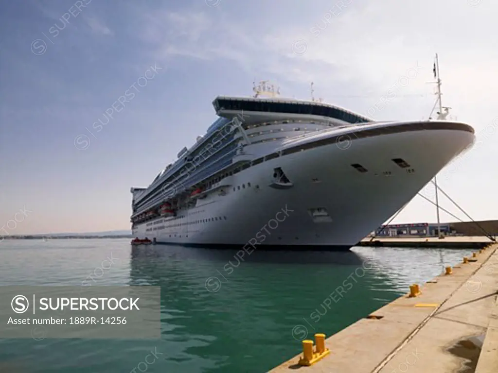 Venice, Italy; Cruise ship at port