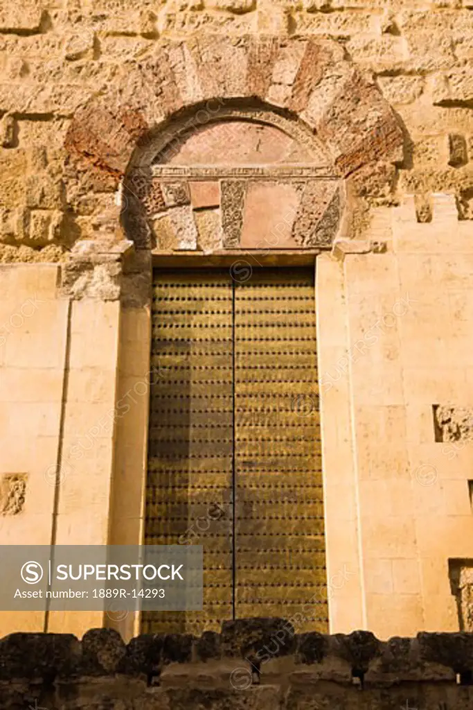 Cordoba, Spain; Door of La Mezquita, The Great Mosque