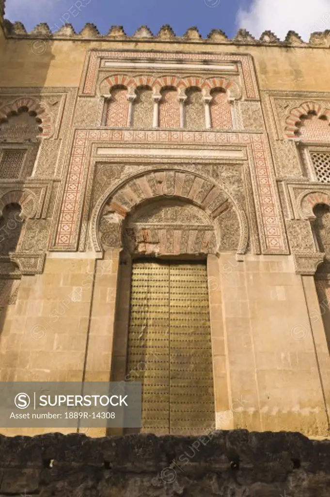 Cordoba, Cordoba Province, Spain; eastern facade of La Mezquita, The Great Mosque