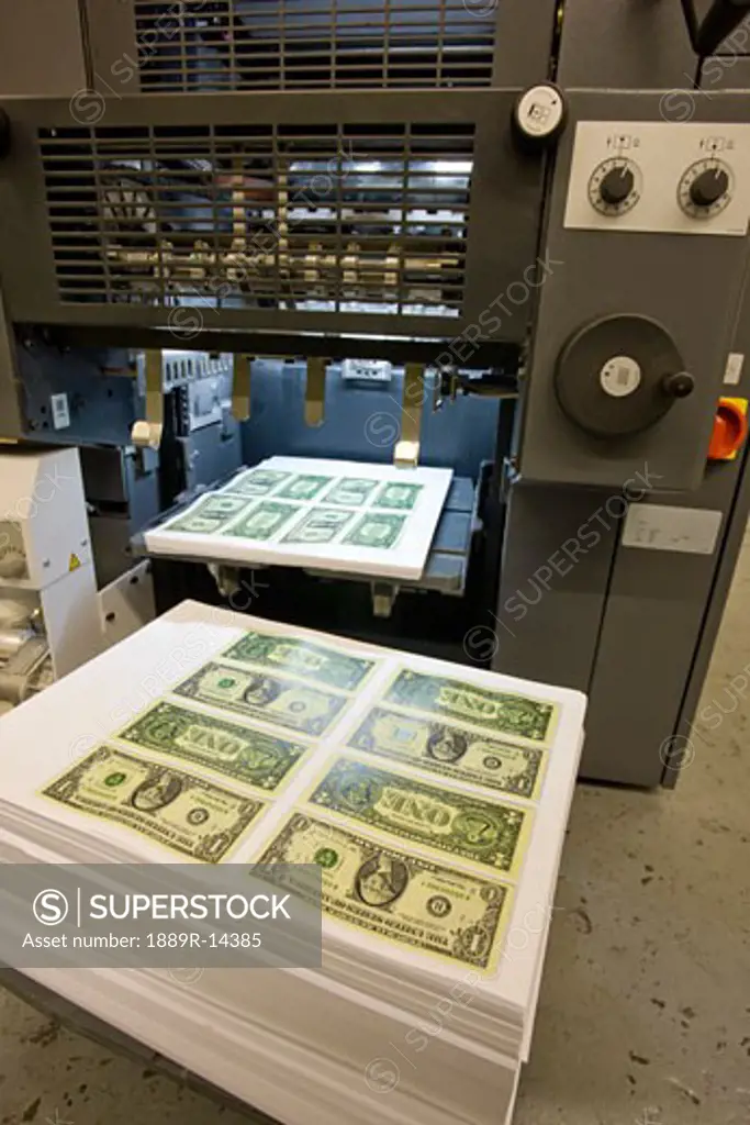 Sheets of American money