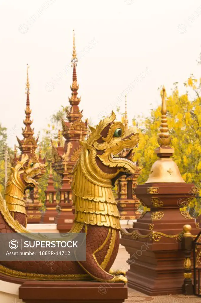 Mornthean Temple, Chiang Mai, Thailand, Southeast Asia  