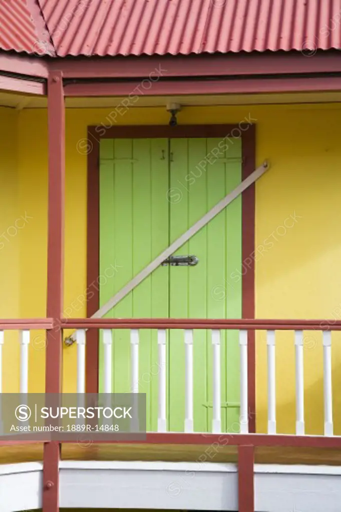 Barred door
