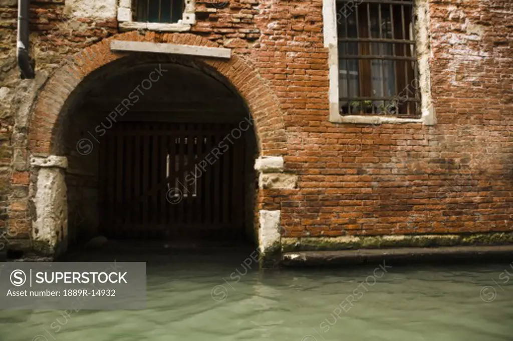 Place for mooring, canal, Venice, Italy