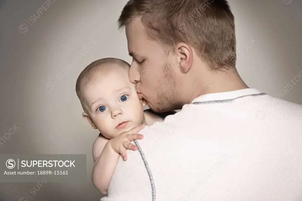 Father and infant son