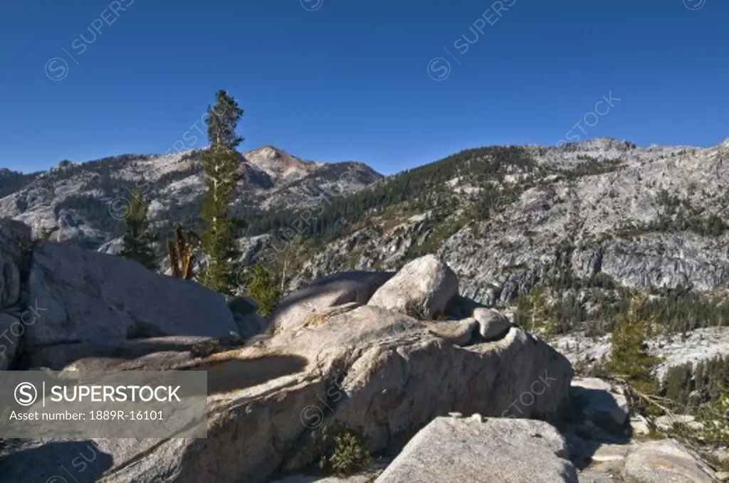 The backcountry of Sequoia National Park, California, USA  