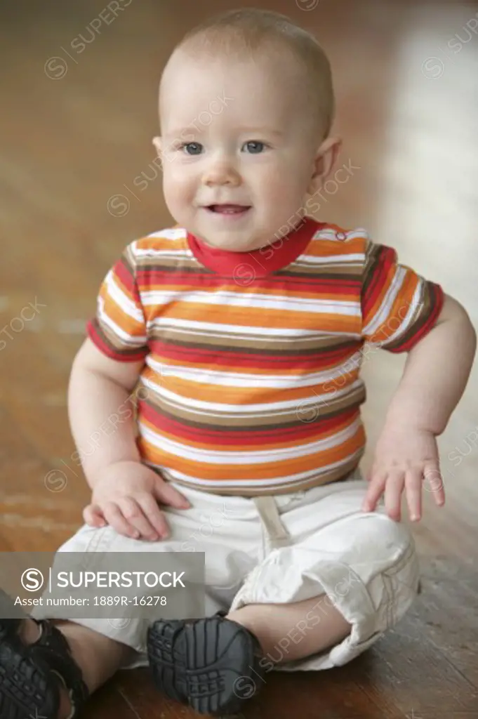 Portrait of baby boy