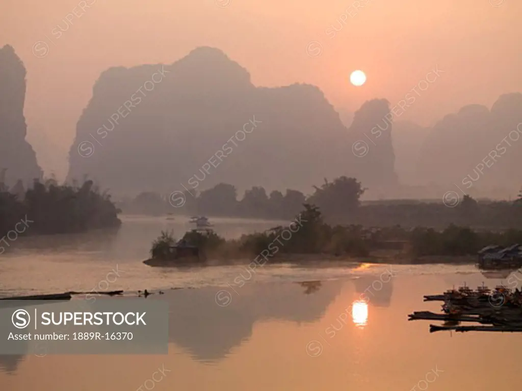 Yulong River, Guangxi, Zhuang Province, China