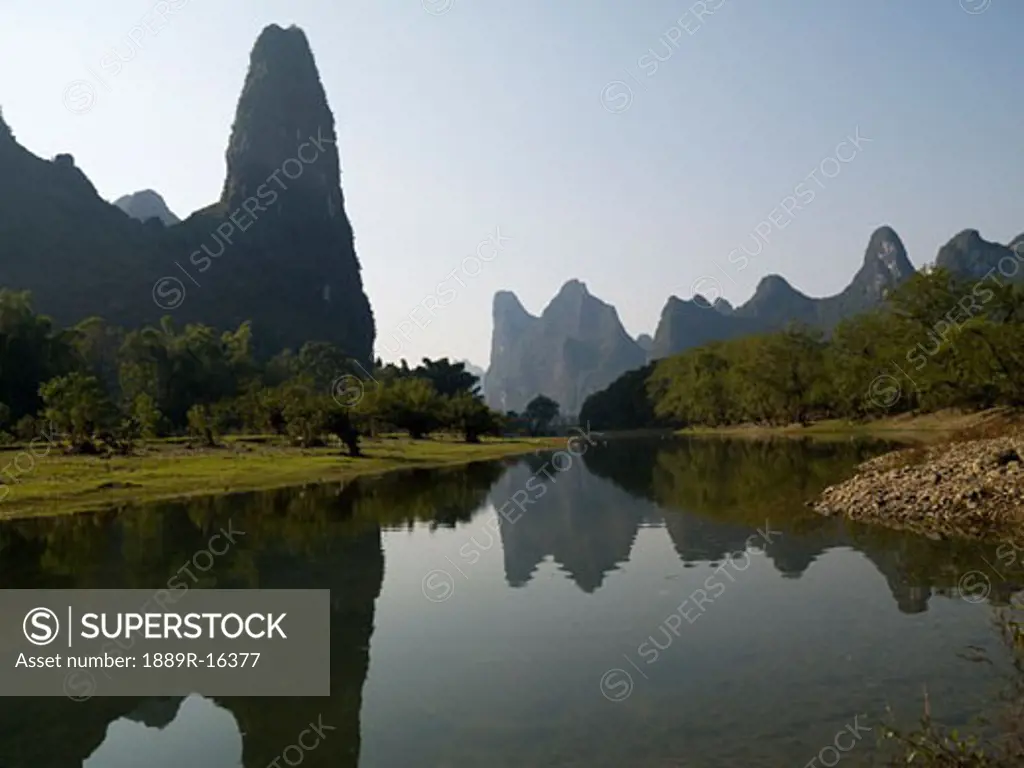 Li river, Yangshuo county, Guilin, Guangxi Province, China