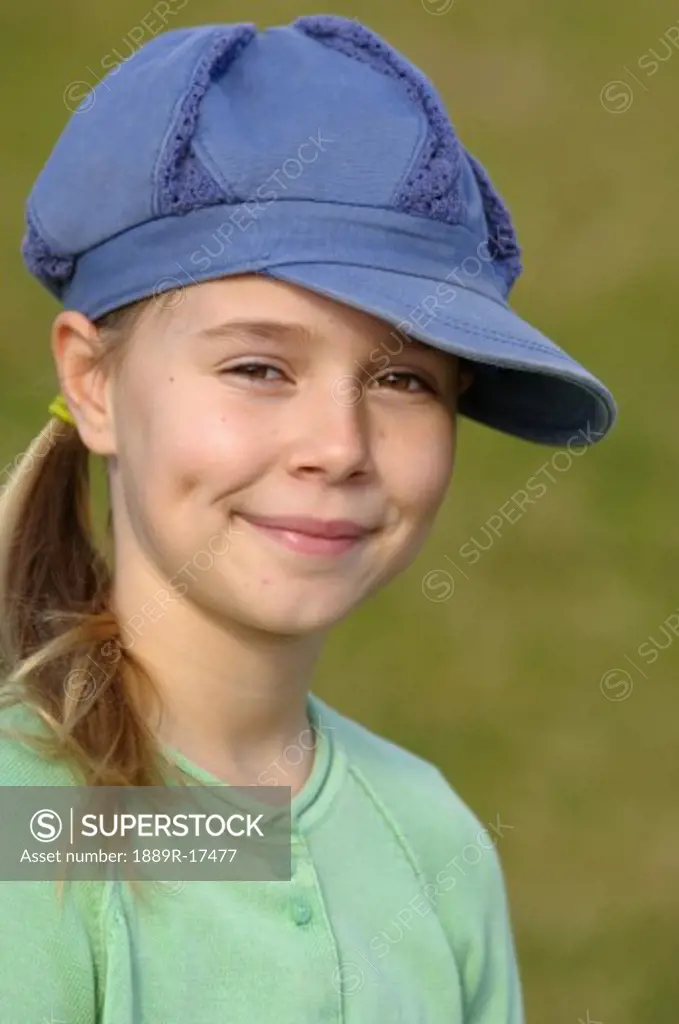 Portrait of a girl; Girl with hat