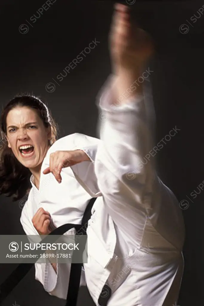 Martial arts kick