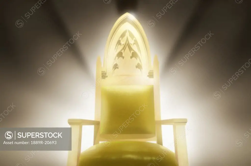 A golden throne