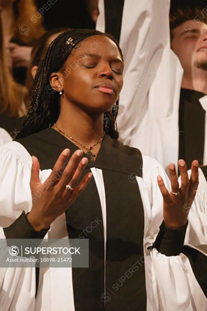 Worshipping in a choir