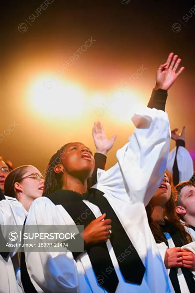 Worshipping in a choir