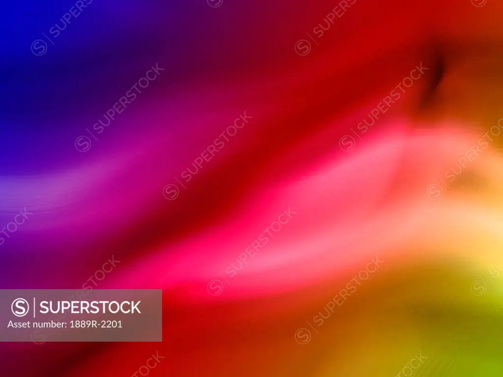 Rainbow swirl computer generated graphic