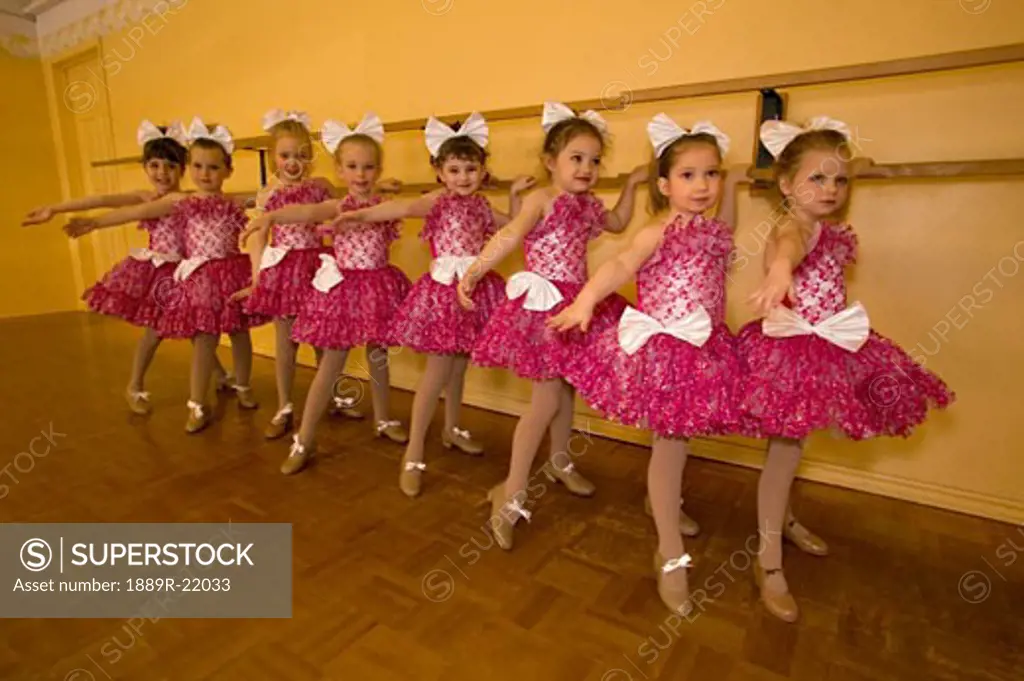 A group of ballerinas