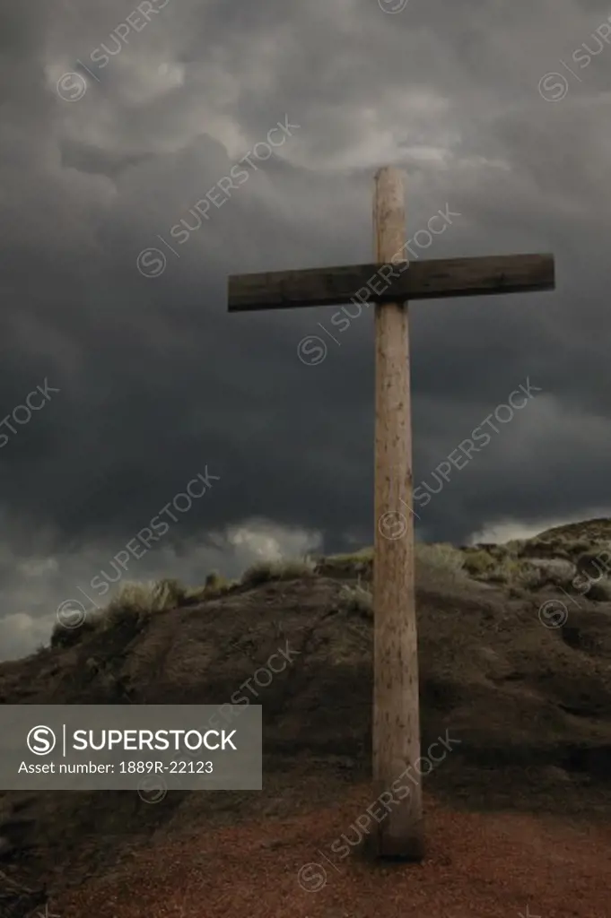 The cross on a hill