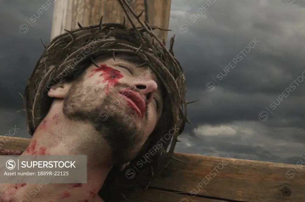 Jesus dying on the cross