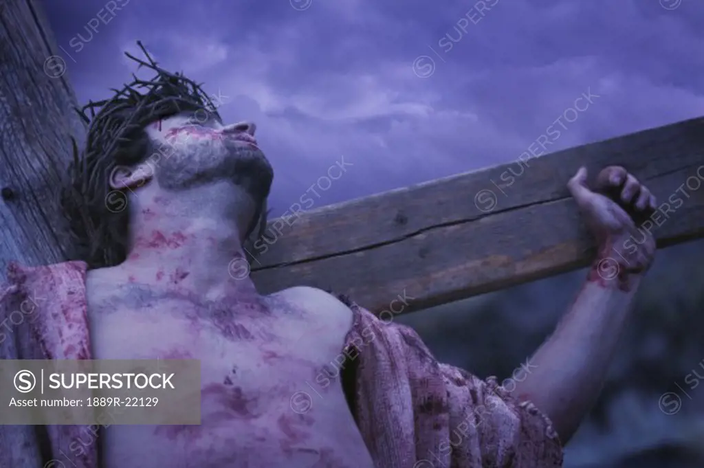Jesus dying on the cross
