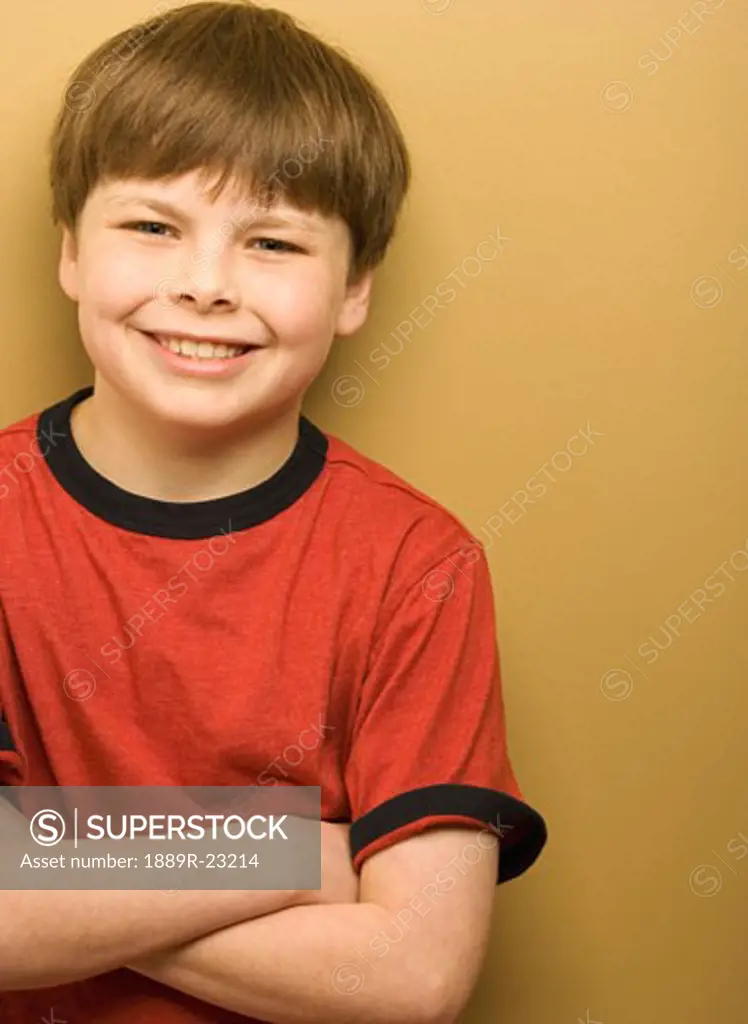 Boy smiling