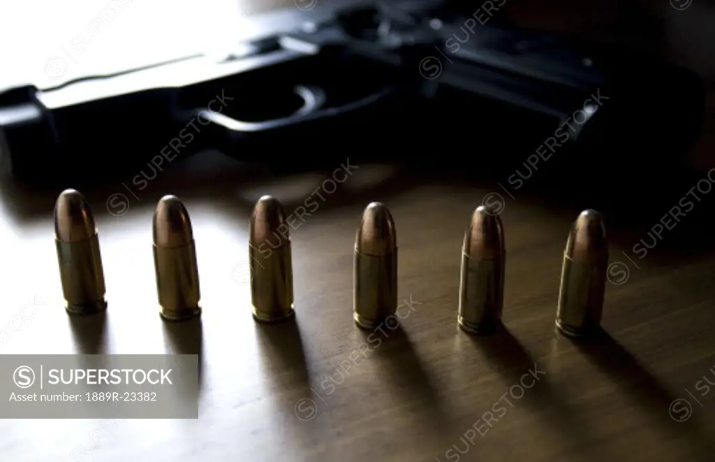 Handgun and bullets